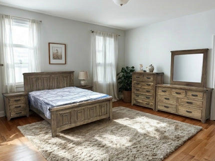 Heritage 5 Pce Queen Dresser Mirror Suite