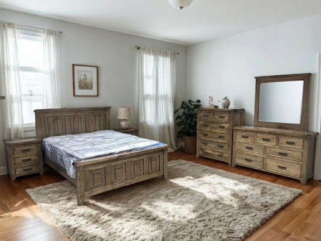Heritage 5 Pce Queen Dresser Mirror Suite