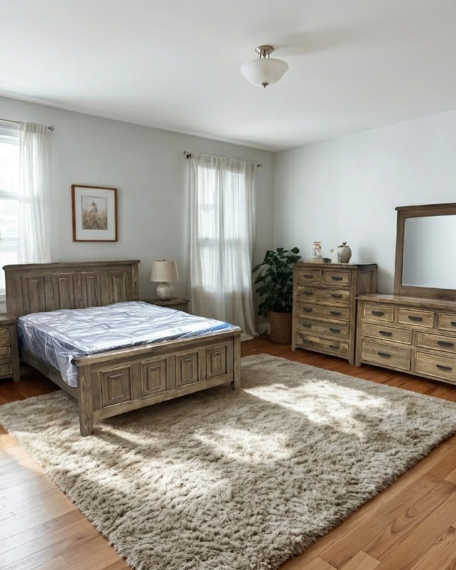 Heritage 5 Pce Queen Dresser Mirror Suite