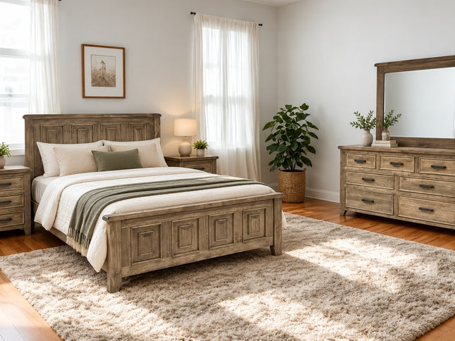 Heritage 5 Pce Queen Dresser Mirror Suite