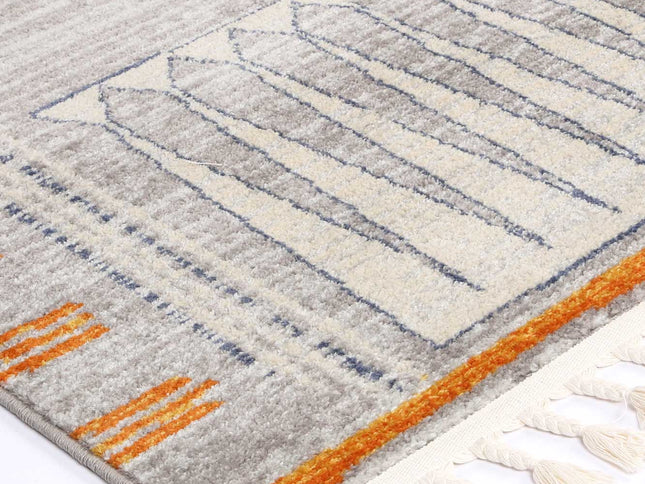 Inca Tumbes Grey Contemporary Rug
