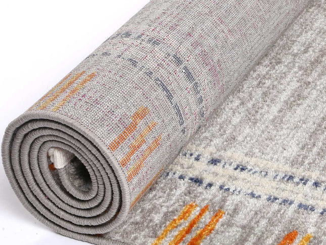 Inca Tumbes Grey Contemporary Rug