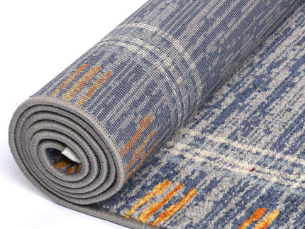 Inca Quito Blue Contemporary Rug