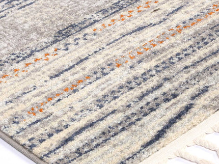Inca Santiago Blue & Cream Contemporary Rug