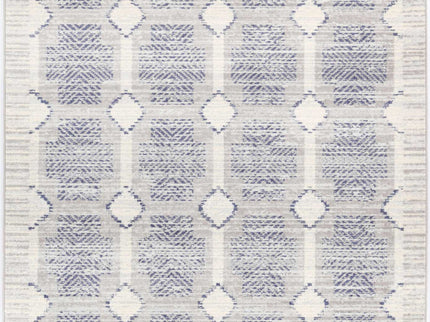 Inca Cuczo Blue Contemporary Rug
