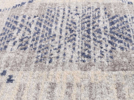 Inca Cuczo Blue Contemporary Rug