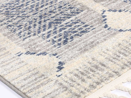Inca Cuczo Blue Contemporary Rug