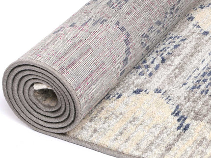 Inca Cuczo Blue Contemporary Rug