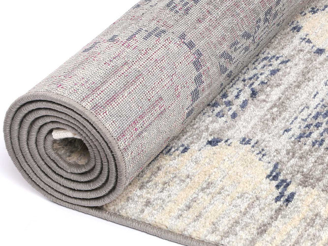Inca Cuczo Blue Contemporary Rug