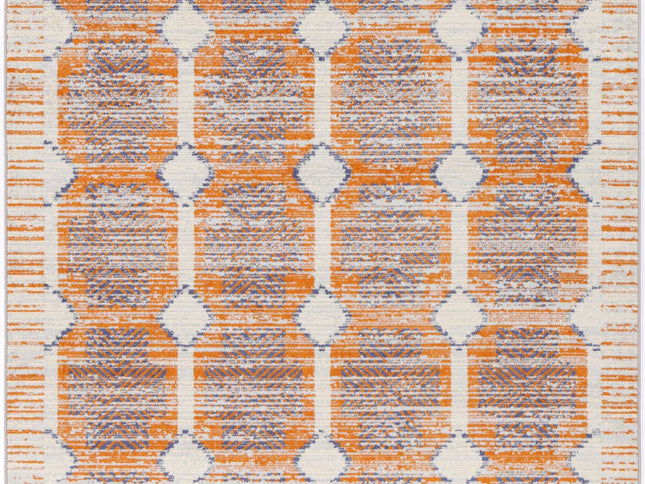 Inca Nasca Rust Contemporary Rug