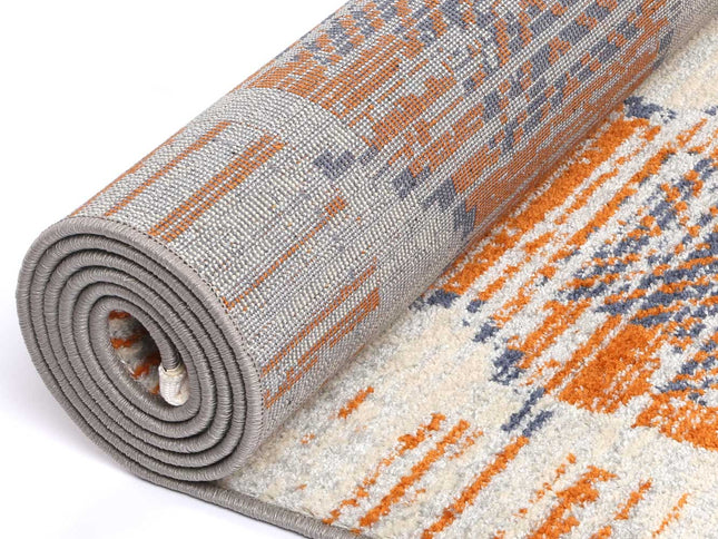 Inca Nasca Rust Contemporary Rug