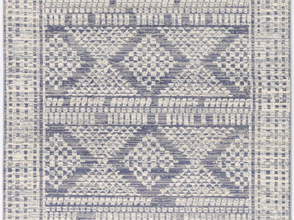 Inca Jauja Blue Contemporary Rug