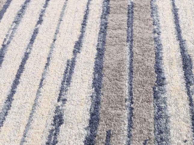 Inca Cajamarca Blue Contemporary Rug