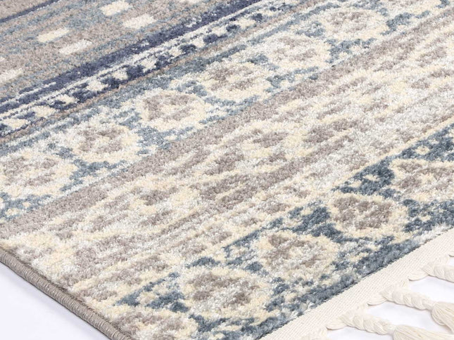 Inca Cajamarca Blue Contemporary Rug