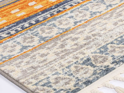 Inca Chuqito Orange Contemporary Rug