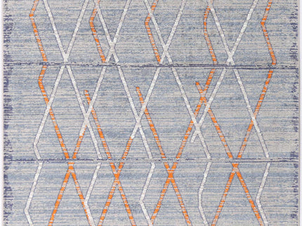 Inca Catarpe Blue Contemporary Rug