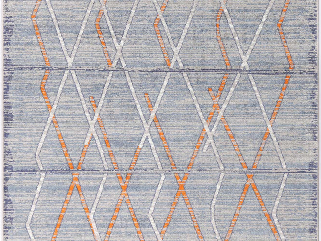 Inca Catarpe Blue Contemporary Rug