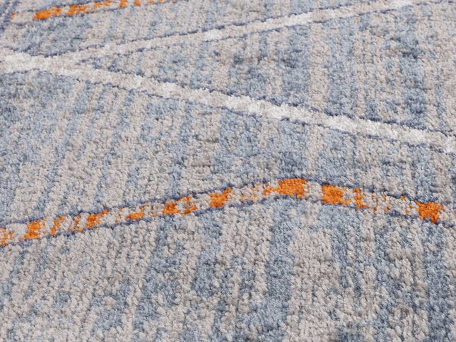 Inca Catarpe Blue Contemporary Rug