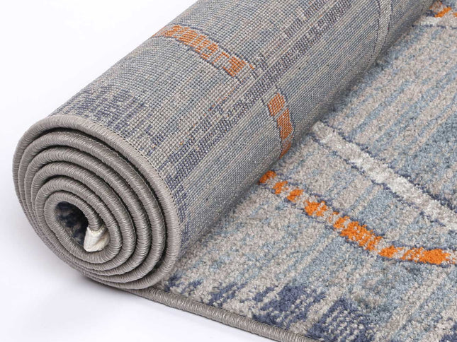 Inca Catarpe Blue Contemporary Rug