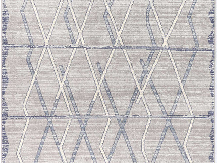 Inca Tupzia Blue & Grey Contemporary Rug