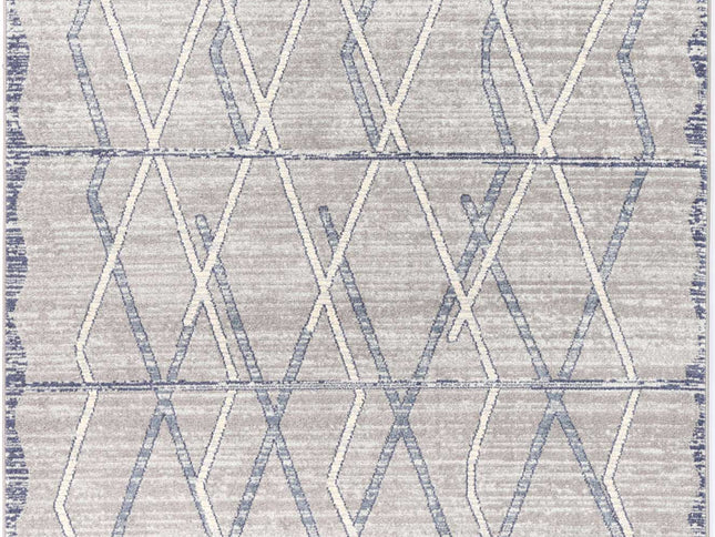Inca Tupzia Blue & Grey Contemporary Rug