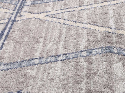 Inca Tupzia Blue & Grey Contemporary Rug