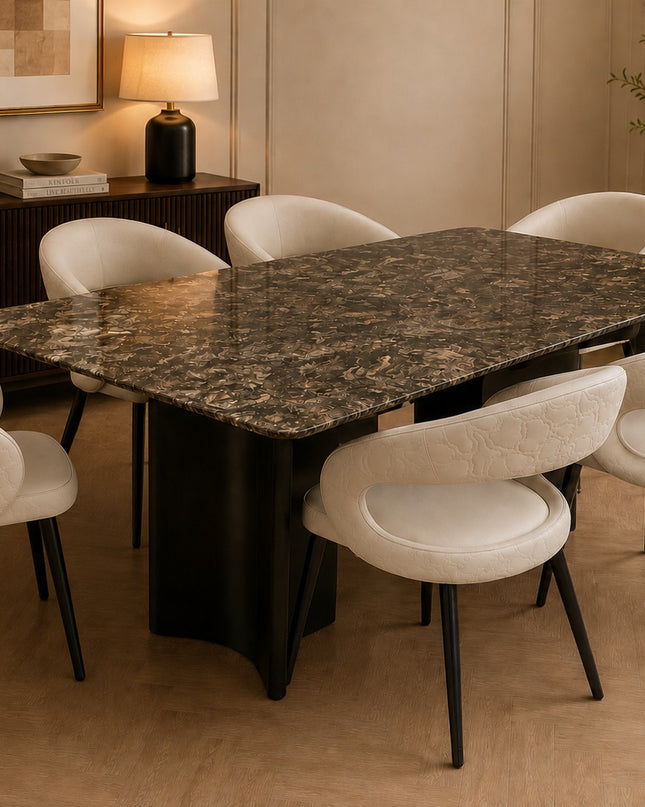 Isla 7Pce Dining Set W/ Eyre Chairs