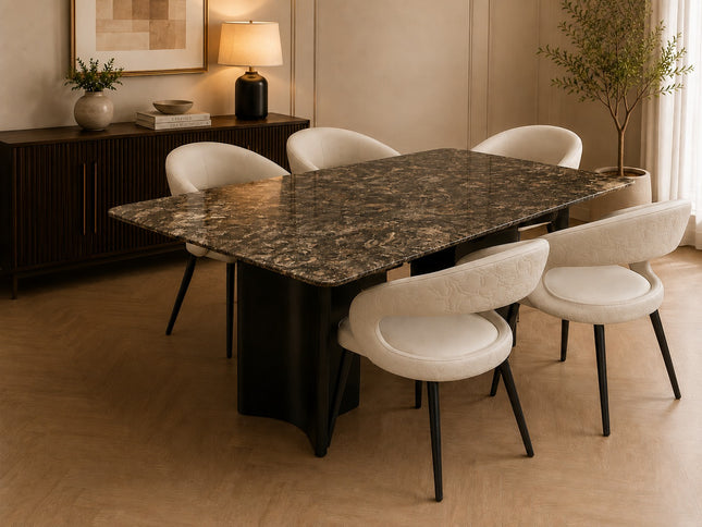 Isla 7Pce Dining Set W/ Eyre Chairs