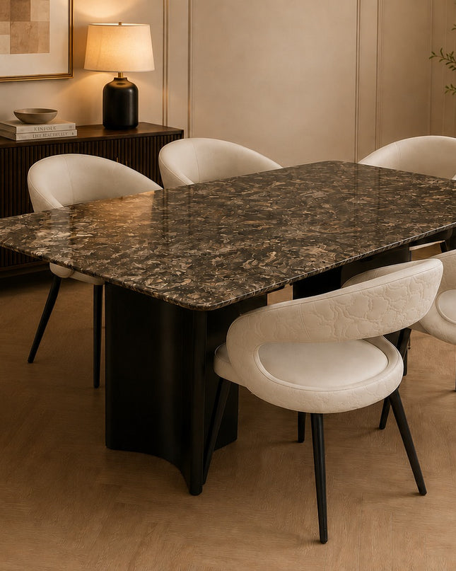 Isla 7Pce Dining Set W/ Eyre Chairs