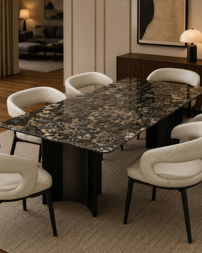 Isla 7Pce Dining Set W/ Eyre Chairs