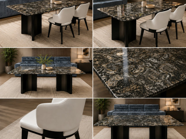 Isla 7Pce Dining Set W/ Barton Chairs