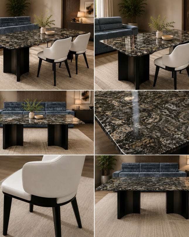 Isla 7Pce Dining Set W/ Barton Chairs