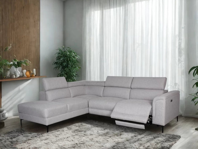 Jenna Left Chaise - Light Grey