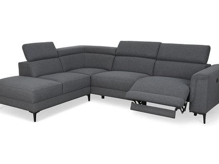 Jenna Left Chaise - Dark Grey