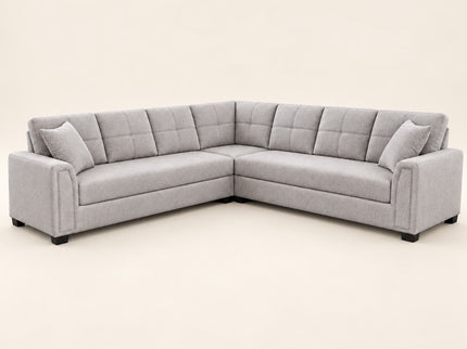 Jillian Corner Lounge- Km256 Light Grey