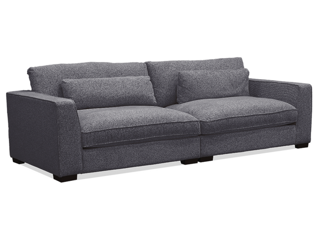 Justine 4 Seater - Milan 455 Charcoal