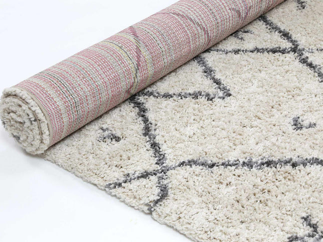 Kasbah Mizzie Tribal Cream Grey Rug