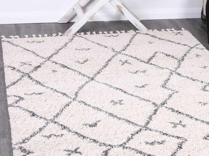 Kasbah Mizzie Tribal Cream Grey Rug