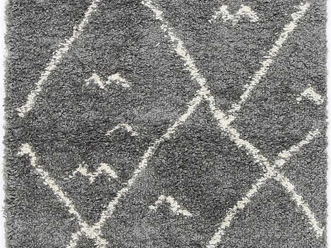 Kasbah Mizzie Tribal Grey Cream Rug