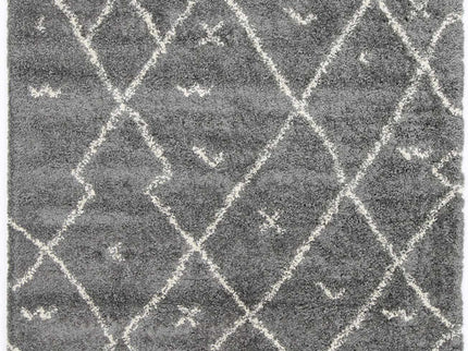 Kasbah Mizzie Tribal Grey Cream Rug