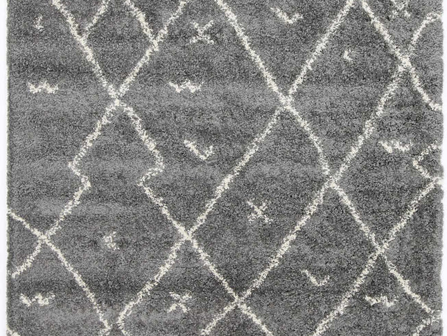 Kasbah Mizzie Tribal Grey Cream Rug