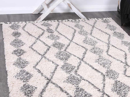 Kasbah Zara Tribal Cream Grey Rug