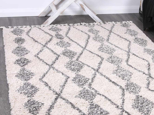 Kasbah Zara Tribal Cream Grey Rug