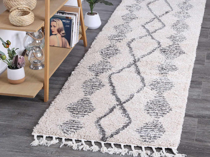 Kasbah Zara Tribal Cream Grey Rug