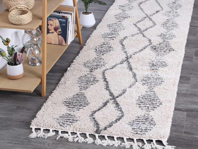 Kasbah Zara Tribal Cream Grey Rug