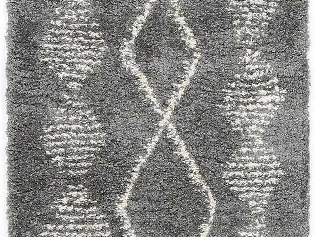 Kasbah Zara Tribal Grey Cream Rug