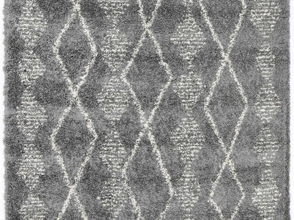 Kasbah Zara Tribal Grey Cream Rug