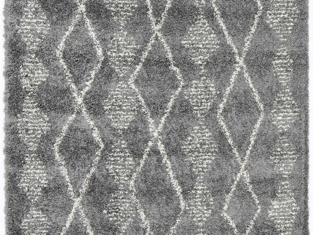 Kasbah Zara Tribal Grey Cream Rug