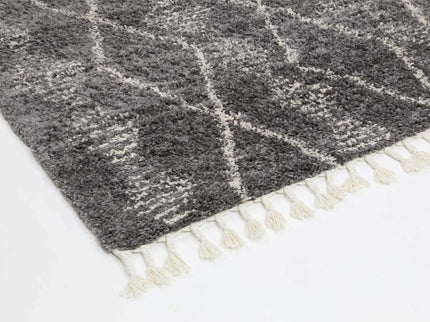 Kasbah Zara Tribal Grey Cream Rug