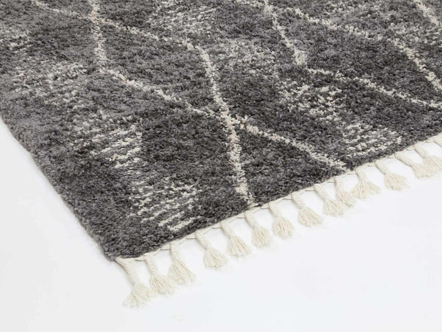 Kasbah Zara Tribal Grey Cream Rug